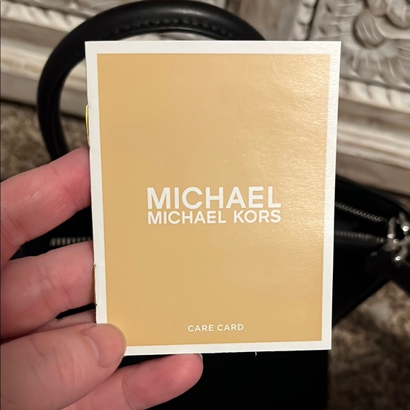 Michael Kors Black Satchel with Studded Detailing - Picture 6 of 9